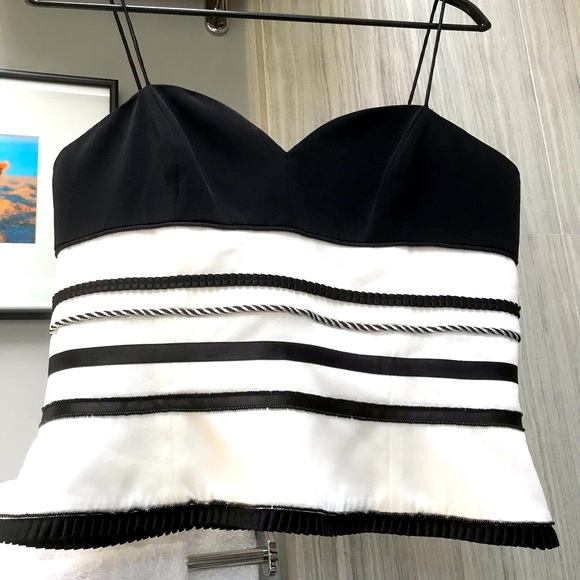 Oleg Cassini Tops - OLEG CASSINI BUSTIER FORMAL TOP